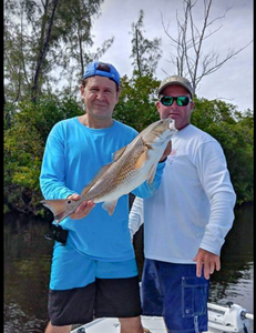 Two people fishing in Florida