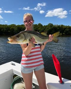 Angler with a large fish in Fort Myers