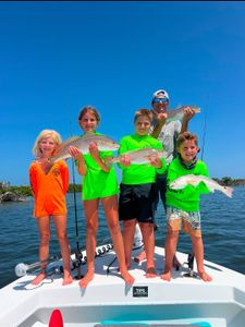 3 redfish caught in FL during fishing trip