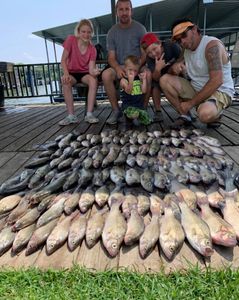 Crappie magnet in Lake Tawakoni