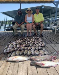 A trio of anglers with a lone catch in TX