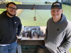 Anglers enjoying fishing trip in Quinlan