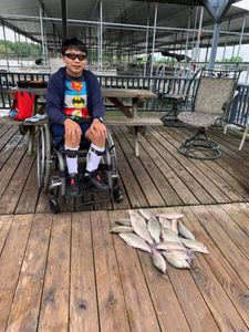 Angler fishing in Quinlan