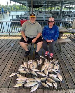 2 people fishing in TX