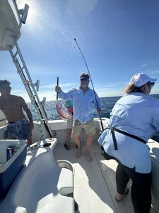 3 people fishing in Destin