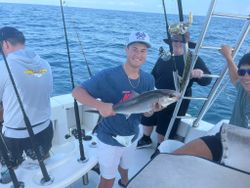 Greater amberjack catch on fishing boat in Destin FL waters