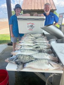 Three big fish caught while fishing at Gore Springs