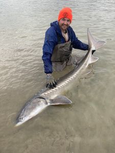 A person fishing in Chilliwack