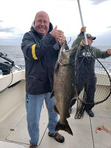 Chinook Salmon caught while fishing in MI