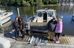 5 people fishing in MI