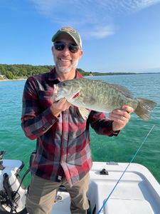 Angler fishing in Michigan