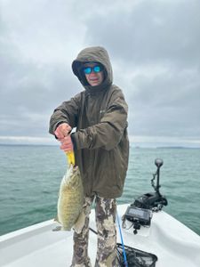 Fisherman enjoying a day of fishing in Kaleva