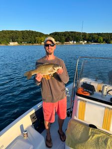 Angler fishing in Kaleva
