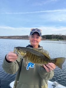 A person fishing in MI