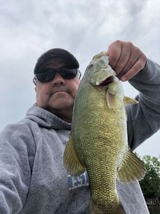 Largemouth bass caught in Kaleva