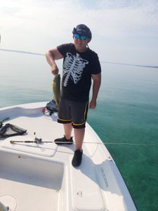Largemouth bass caught while fishing in Kaleva