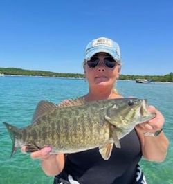A lone angler fishing in MI
