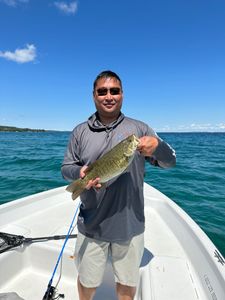 One angler fishing in MI