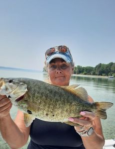One person fishing in MI