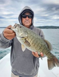 Smallmouth bass caught in Kaleva