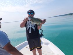 Smallmouth Bass caught while fishing in Kaleva