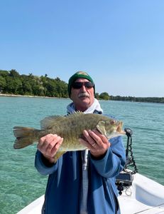 Smallmouth bass caught near Kaleva
