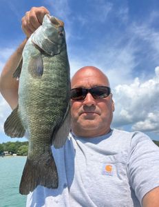 Smallmouth bass caught in MI
