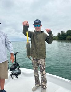 Angler fishing in Kaleva