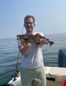 One person fishing in MA