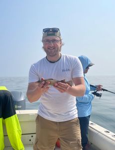 One person fishing in Hingham