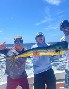 A group of 3 people fishing in Hingham