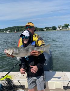 Striped bass caught on fishing trip in MA
