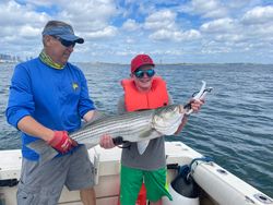 Striped bass caught during fishing tour in MA