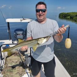 One angler fishing in Crystal River