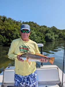 Catching Redfish in Crystal River.