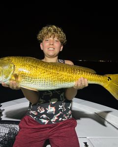 A single fisherman casting a line in the waters of FL