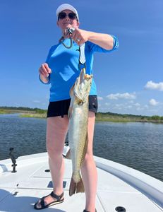Lone angler fishing in Florida