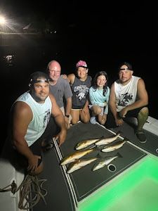 Group of 5 people fishing in Milton