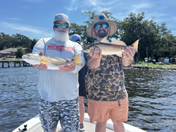 Double redfish delight in Milton as the skies clear!