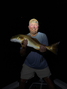 Nice redfish on multiple techniques tonight! Clear conditions made for exciting fishing.