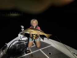 Nice redfish on multiple techniques tonight. Clear conditions made for an exciting adventure.