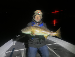 Nighttime catch on the lake.