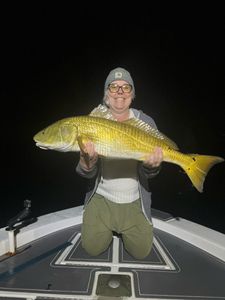 Angler catches a redfish in Florida