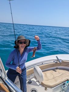Angler with fishing rod in FL