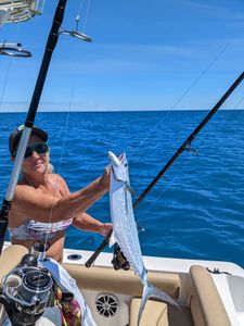 A person fishing at Cudjoe Key