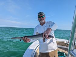 Angler enjoying fishing tour in Cudjoe Key, Florida