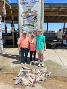 Redfish caught while fishing in LA