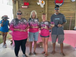 Group of 6 people fishing in TX