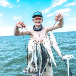 4 fish caught while fishing in TX