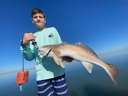 Lone angler fishing in TX